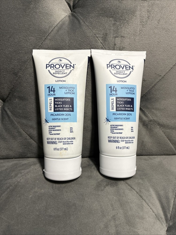 Proven 14 HR Insect Repellent Lotion For Mosquitoes & Ticks, 6oz 2 Pk