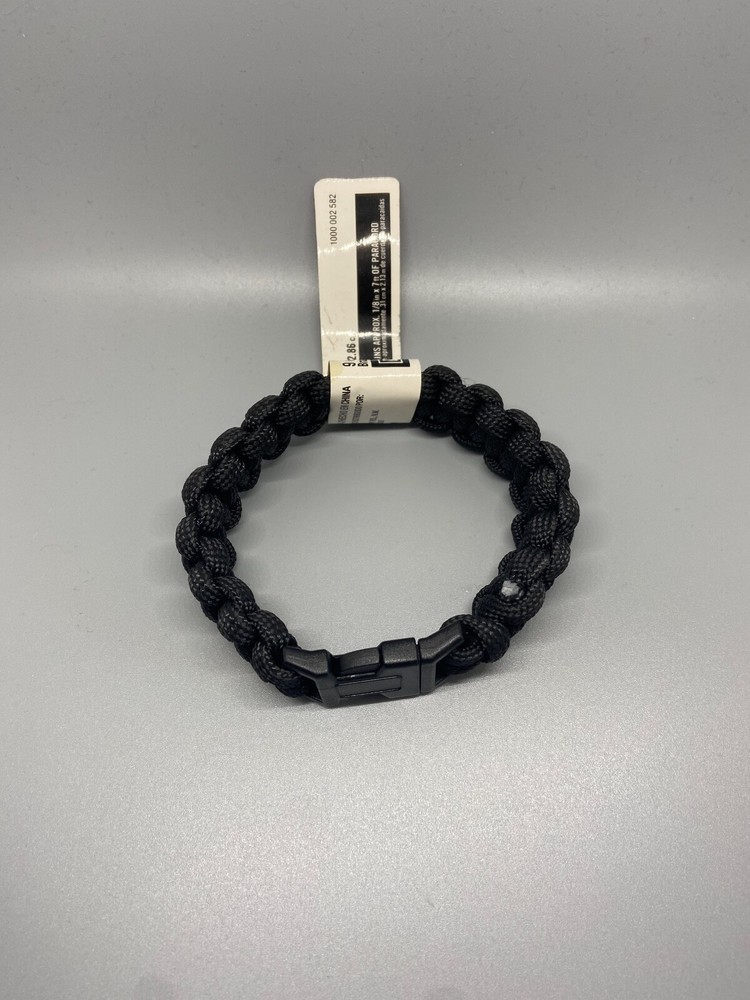 Everbuilt Paracord Bracelet, 9 in, Black