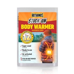 Hothands 12 Hour Adhesive Body Warmers – Bulk Value Pack Of Air Activated