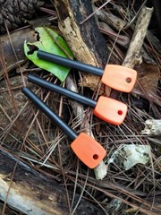3 PCS Tactical Ferro ( Ferrocerium ) Rods, Bushcraft Flint Fire Starter with …