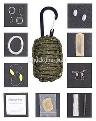 WHOLESALE LOT Paracord Grenade Survival Kit Emergency BOB Camping Hunting 25PCS