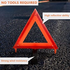 Safety Triangles DOT Approved, Standard Warning Triangles WT-NO SAND
