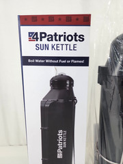 NEW 4Patriots Sun Kettle Water Heater Portable Solar Thermos 16.9fl oz / 500ml