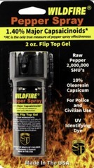 STICKY Pepper GEL Spray HOT Wildfire FLIPTOP 1. 4 2oz Self POLICE DEFENSE Women