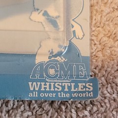 Acme Whistles Thunderer # 660 White Official Referee Whistle Made in England.