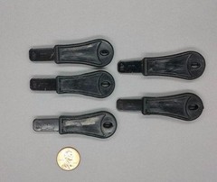 25 Rod Striker/Scraper Blade Firesteel Ferro Flint Ferrocerium EDC BOB Black