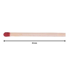 500 PACK Wooden Penny Matches 32 Count Strike On Box Kitchen/Camping/Fire/Candle