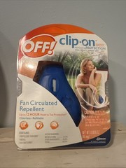 Off! Clip-on Fan Circulated Mosquito Repellent Refillable w/ 1 Refill – New