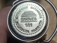 Marbles Match Safe Reproduced From 1900 Patent Waterproof- Stainless-MR150C