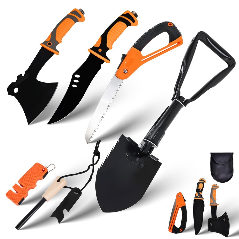 6 in 1 survival kit, emergency equipment, survival equipment, with survival axe