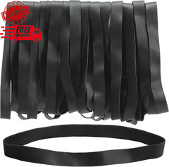 Large Rubber Bands, 30Pcs Size #107 Big Wide Elastic Bands, Heavy Duty Black …