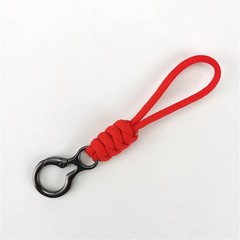 Paracord Braided Woven Keychain Lanyard Buckle Emergency Survival Bagpack Key