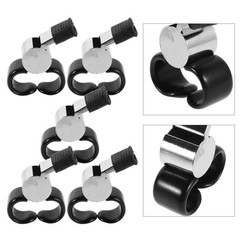 5 Pcs Referee Ring Whistle Hockey Coaching Football Official Finger