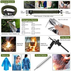 Tactical Emergency Equipment Survival Kit Outdoor Sport Hiking Camping SOS Tool