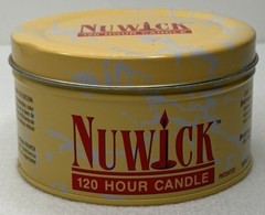 Nuwick large 120 Hour Emergency Candle Moveable Wicks Reusable Light Heat Cook
