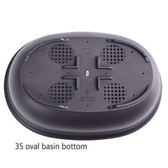 Flowerpots Plastic Imitation Purple Clay Plants Pots Garden Bonsai Pot Trays