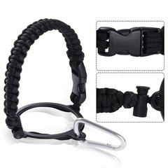 SUMERSHA Paracord Bottle Handle Black
