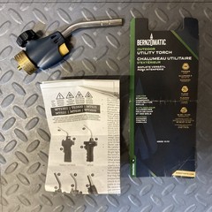 Bernzomatic Outdoor Utility Torch For Use With Propane Canisters #WT2301C Used