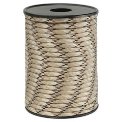 100FT 550 Paracord, 4mm 9 Strand Parachutes Cord Spool, Desert Camouflage