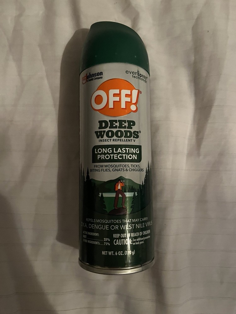 NEW JOHNSON OFF! Deep Woods 6 oz. Insect Repellent Aerosol Spray