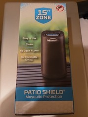 Thermacell Patio Shield Refillable Mosquito Repellent No Spray 15×15 Zone New