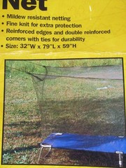 StanSport Mosquito Net for cot or bed, 79′ X 32′ X 59′, camping, hiking, prepper