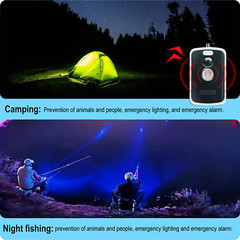 Motion Sensor Alarm Perimeter Outdoor Camp Safe Outdoor Burglar Alarm 125db