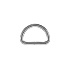 Paracord Planet 1/2 Inch Metal D-Ring – Silver – Great for Many Different Crafts