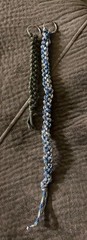 2 Paracord quick release keychains, Blue & Green