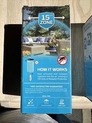 THERMACELL 2 Mosquito Repeller Patio Shield Brand New In Box Glacial Blue