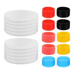 12 Pcs Anti-slip Handle Ring Non-slip Tennis Racket Vibration Dampeners