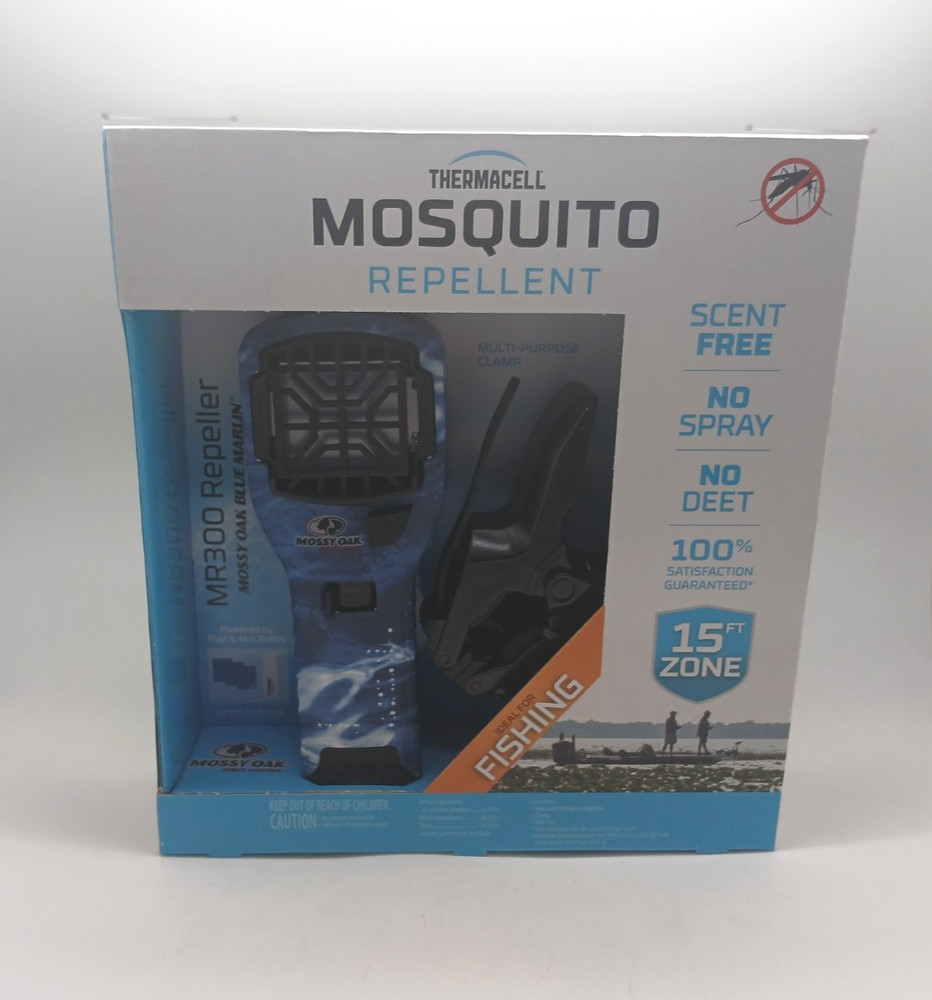 Thermacell MR300 Portable Repeller Mossy Oak Fishing Bundle 12hr Refill