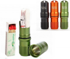 Waterproof Outdoor Emergency Gear Survival Lighter Kit Gear Storm Match KeyChain