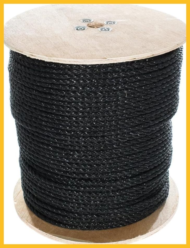 Paracord Planet 3 Strand Twisted Polypropylene Rope Indoor Outdoor Boating