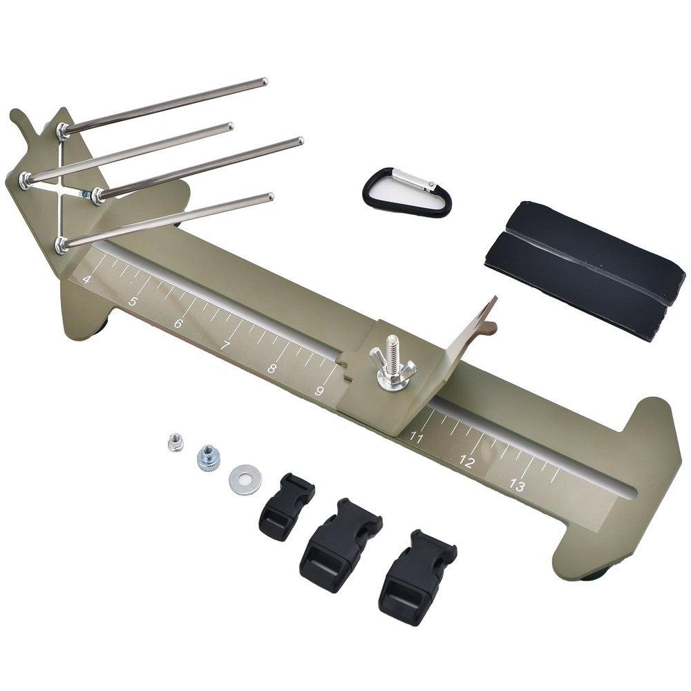 2 in 1 Paracord Metal Jig, Adjustable Length para Cord Maker- Weaving DIY Cra…