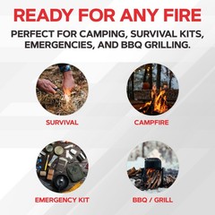 Dextreme Fire Plug Titan – Survival Starting Tinder, 1 Stick, Orange