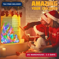 HGD (30 Pack) Magic Campfire Fire Color Changing Packets for Fire Pit, Indoor/Ou
