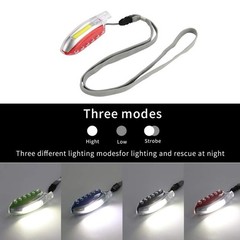 Emergency LED Whistle Light AAA Battery Power COB LED Four Color Personal Ala…