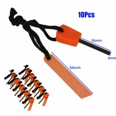 Emergency Fire Starter Flint Steel Striker Ferro Rod Waterproof Camping Lighter