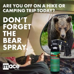 Bear Repellant Spray 16 oz w/ Spray rack Self Defense – Bear Attack Deterrent