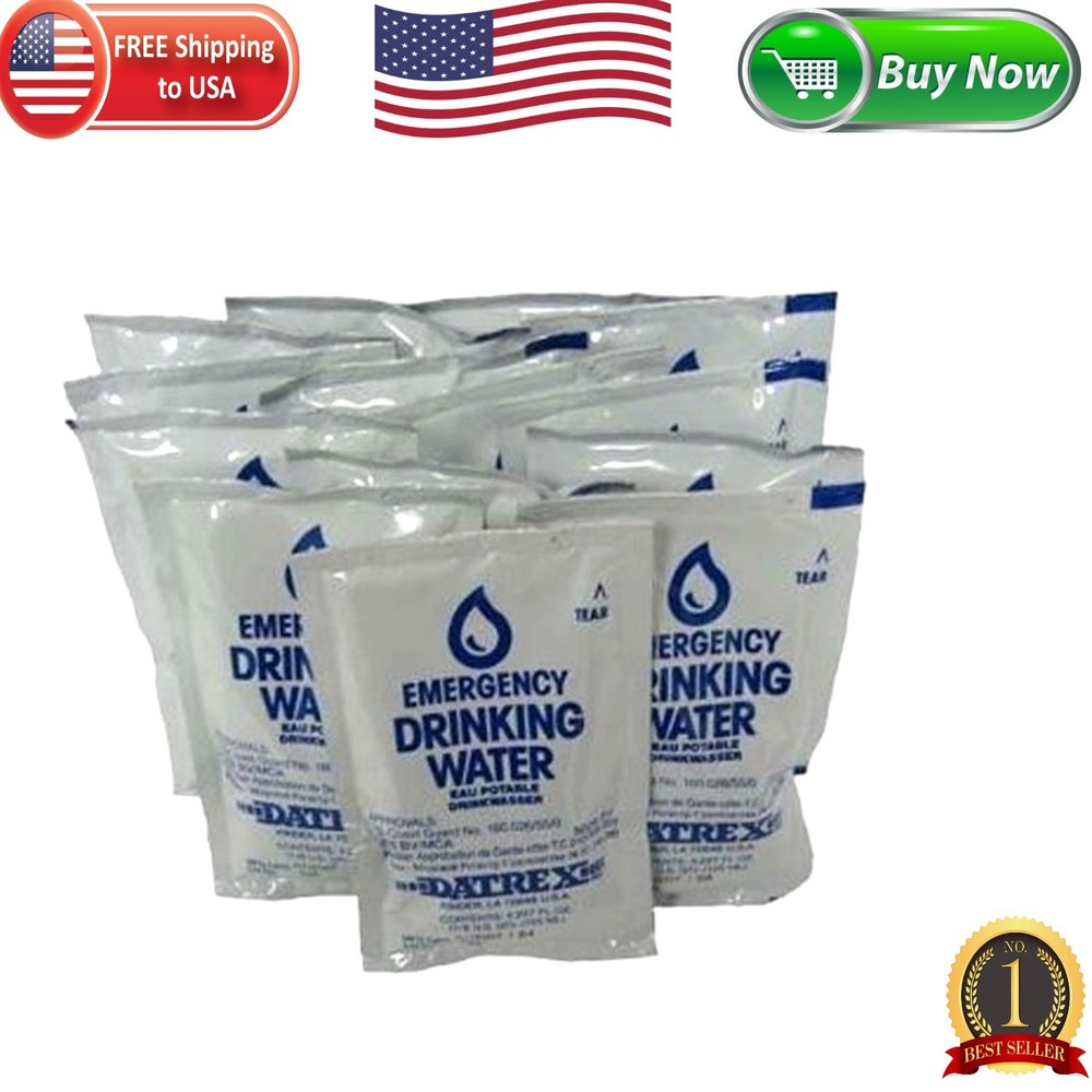 Compact Purified Water Packets – Fresh Flavor, Ideal for Disaster Preparedness