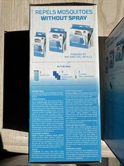 THERMACELL 2 Mosquito Repeller Patio Shield Brand New In Box Glacial Blue