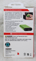 New Zippo green HeatBank 3 Rechargeable Hand Warmer