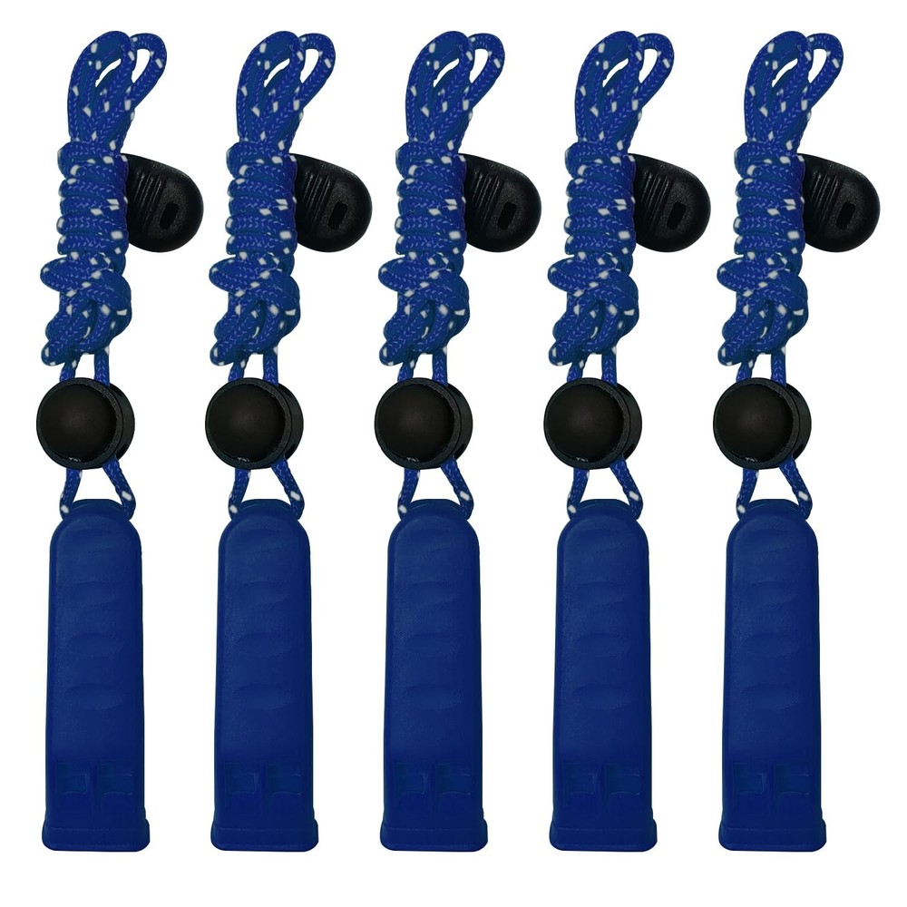 5 Pack 120db Emergency Whistle for Camping Hiking Hunting Boating Fishing