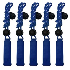 5 Pack 120db Emergency Whistle for Camping Hiking Hunting Boating Fishing