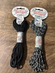 Parachute 325 Paracord for Survival Bracelets Jewelry Crafts black White Gray