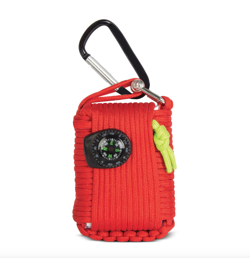 Adventure Men’s 34 In 1 Survival Kit Medium Red Multi Tool Travel Hiking Camping