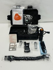 Emergency Survival Kit Tactical Gear Set Camping Hiking Outdoors Hard Case EDC