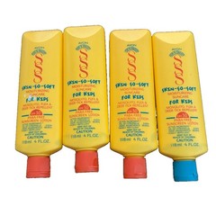 Avon 4 Pack Skin So Soft Fun N Fruity Bug GUARD For Kids SPF 30 LOTION