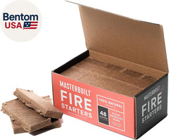 ® Pure-Parrafin All-Natural Odorless Wax Fire Starters for Charcoal Grilling, Ma